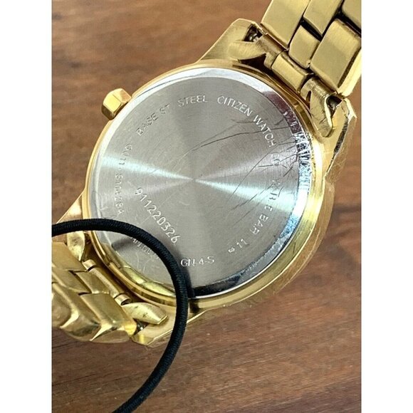 Citizen Women's Watch ERU6072-56D Mother of Pearl White Dial Gold Quartz… - Picture 6 of 14